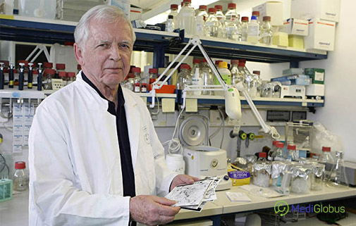 Лауреат Нобелевской премии по медицине Харальд цур Хаузен из Германии