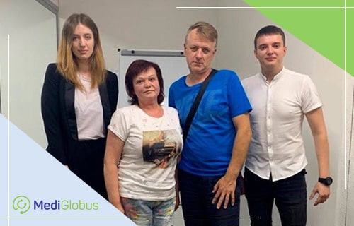 пациентка валентина и специалисты компании медиглобус